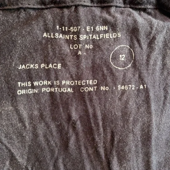 All Saints Spitalfields Tie Dye Dress 12 - Picture 7 of 7